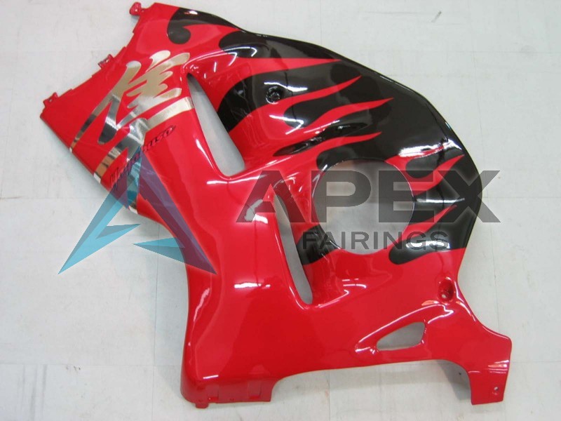 Red Black - Suzuki GSX-R1300 Hayabusa (1999-2007) ABS Fairings | Apex Fairings — view 3