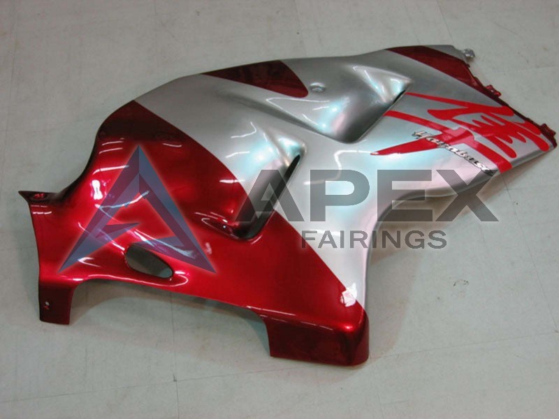 Silver Red - Suzuki GSX-R1300 Hayabusa (1999-2007) ABS Fairings | Apex Fairings — view 4