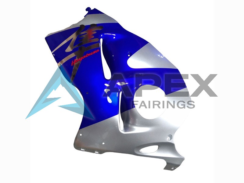 Blue Silver - Suzuki GSX-R1300 Hayabusa (1999-2007) ABS Fairings | Apex Fairings — view 4