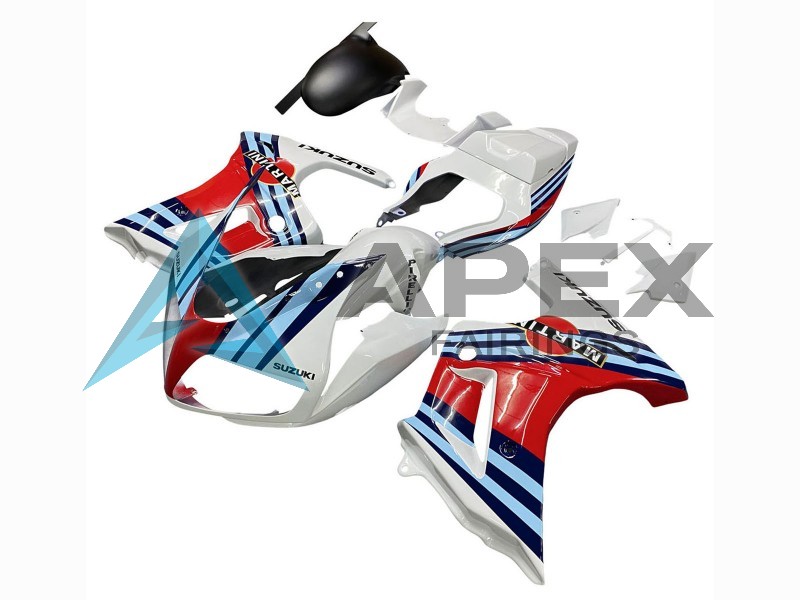 White Red Blue Martini - Suzuki SV650 Pointy (2003-2013) ABS Fairings | Apex Fairings — view 2