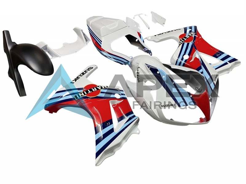 White Red Blue Martini - Suzuki SV650 Pointy (2003-2013) ABS Fairings | Apex Fairings — view 3
