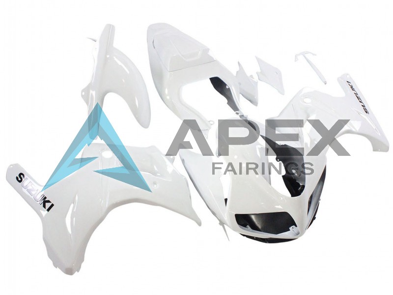 White - Suzuki SV650 Pointy (2003-2013) ABS Fairings | Apex Fairings — view 2