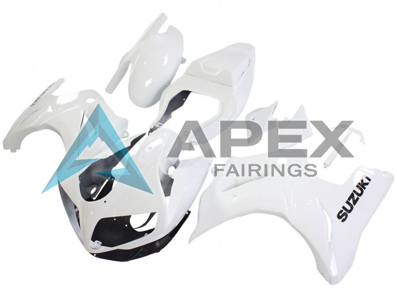 White - Suzuki SV650 Pointy (2003-2013) ABS Fairings | Apex Fairings — view 3