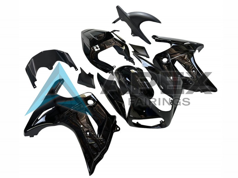 Glossy Black - Suzuki SV650 Pointy (2003-2013) ABS Fairings | Apex Fairings — view 2