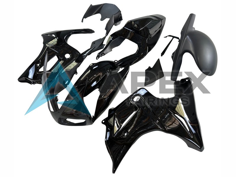 Glossy Black - Suzuki SV650 Pointy (2003-2013) ABS Fairings | Apex Fairings — view 3