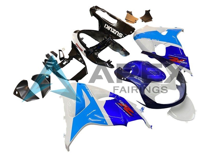 White Blue Black Red - Suzuki TL11000R (1998-2003) ABS Fairings | Apex Fairings — view 2