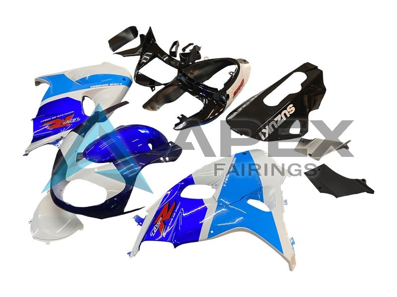 White Blue Black Red - Suzuki TL11000R (1998-2003) ABS Fairings | Apex Fairings — view 3