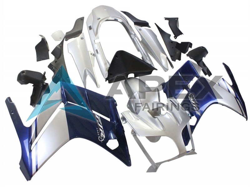 Dark Blue Silver - Yamaha FJR1300 (2001-2005) ABS Fairings | Apex Fairings — view 2