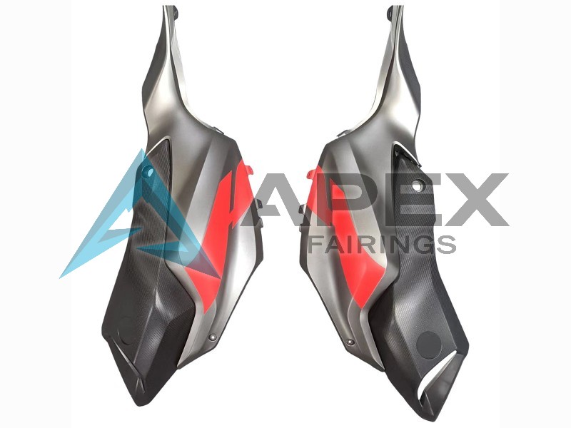 Grey Red - Yamaha FZ-07 / MT-07 (2014-2017) ABS Fairings | Apex Fairings — view 4