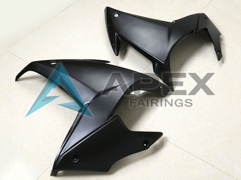 Matte Black - Yamaha FZ6R / XJ6 Diversion F (2009-2015) ABS Fairings | Apex Fairings — view 4
