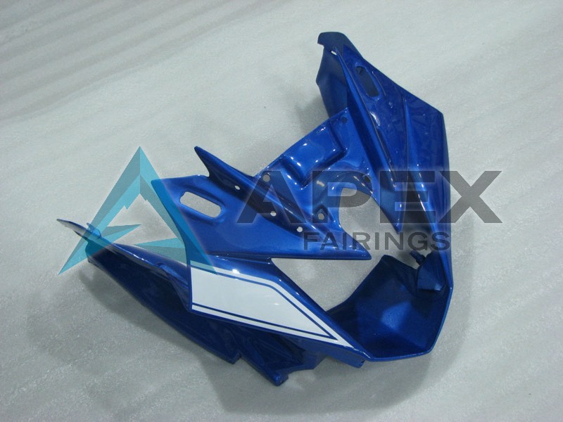 Blue White - Yamaha FZ6R / XJ6 Diversion F (2009-2015) ABS Fairings | Apex Fairings — view 4
