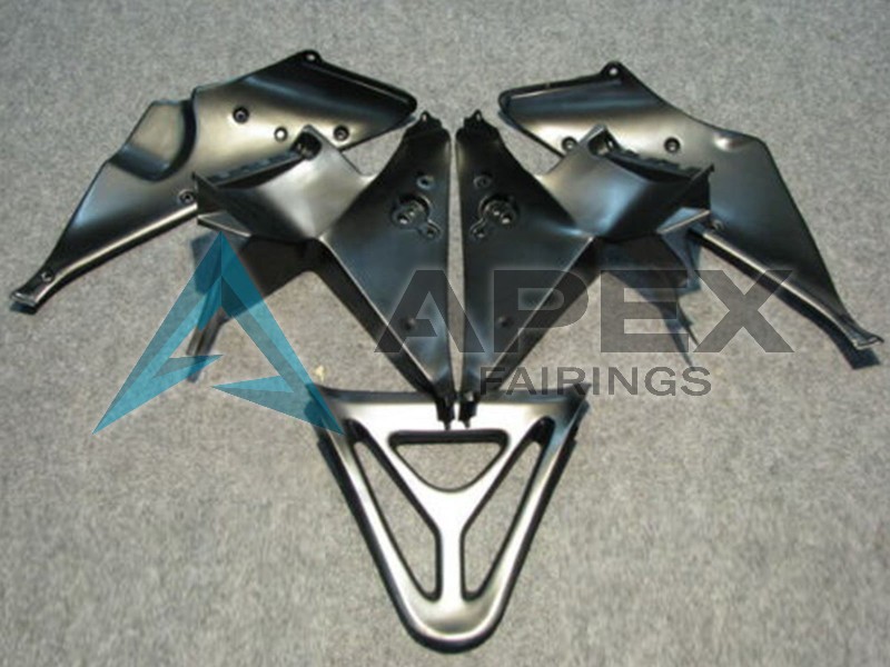 Glossy Black White Michelin - Yamaha R1 / YZF-R1 (2000-2001) ABS Fairings | Apex Fairings — view 2