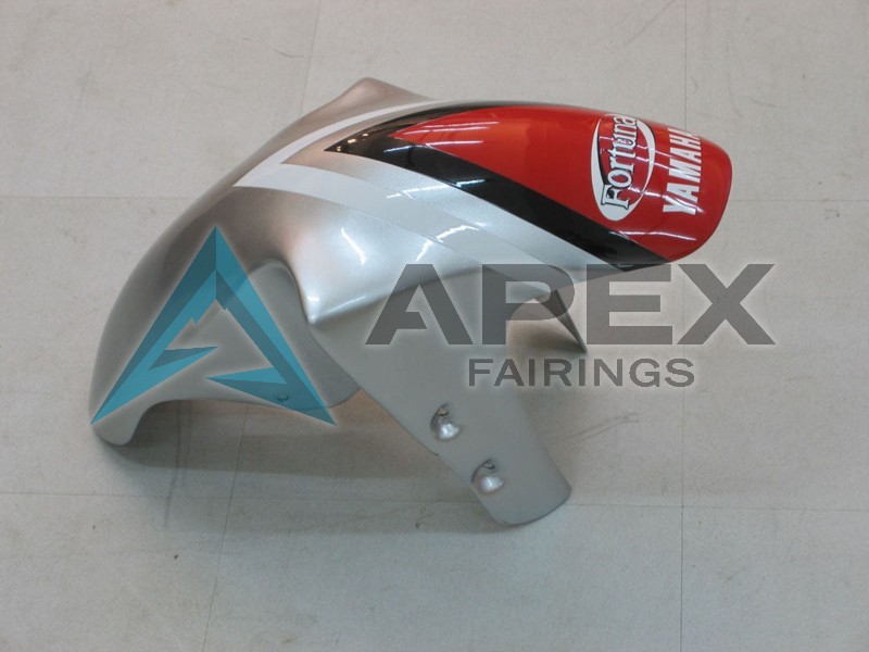 Silver Red Fortuna Motul - Yamaha R1 / YZF-R1 (2000-2001) ABS Fairings | Apex Fairings — view 3