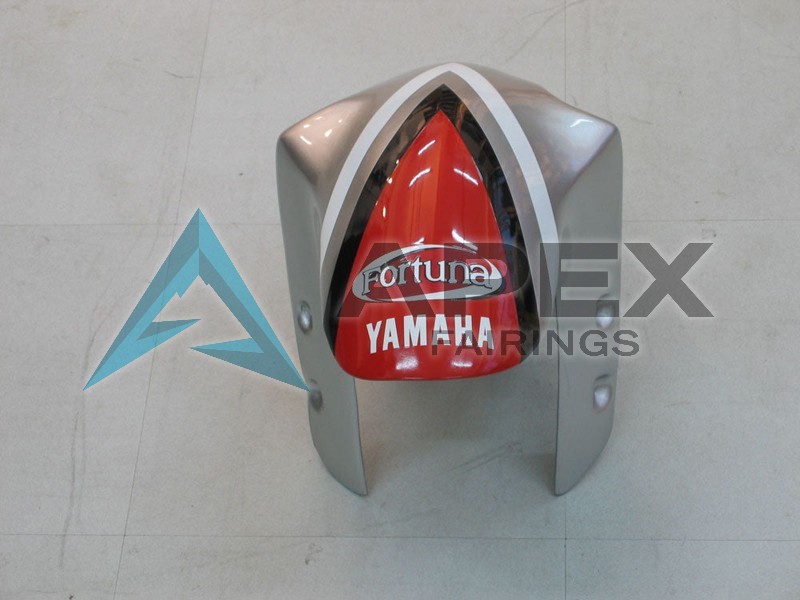 Silver Red Fortuna Motul - Yamaha R1 / YZF-R1 (2000-2001) ABS Fairings | Apex Fairings — view 4
