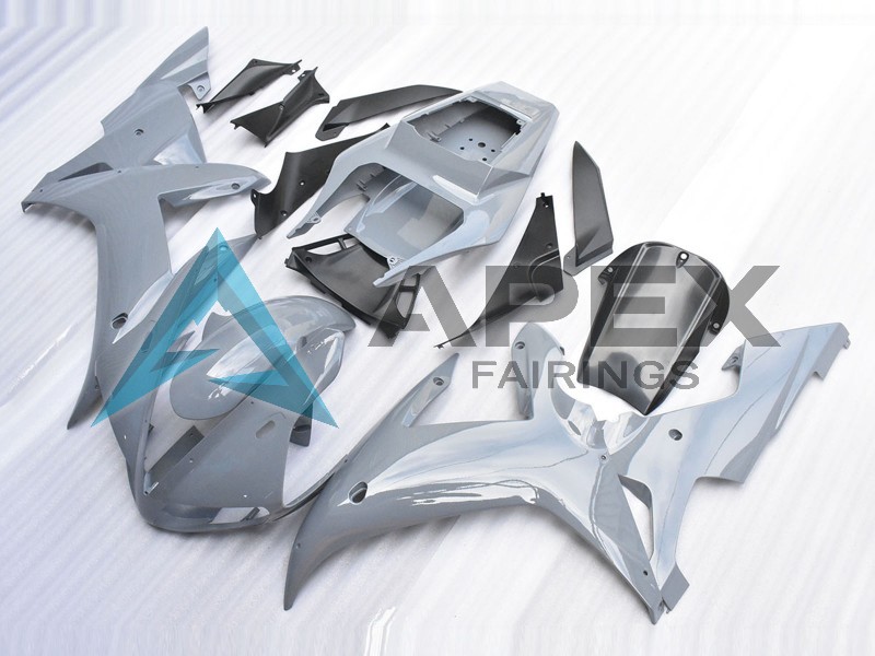 Light Nardo Grey - Yamaha R1 / YZF-R1 (2002-2003) ABS Fairings | Apex Fairings — view 3