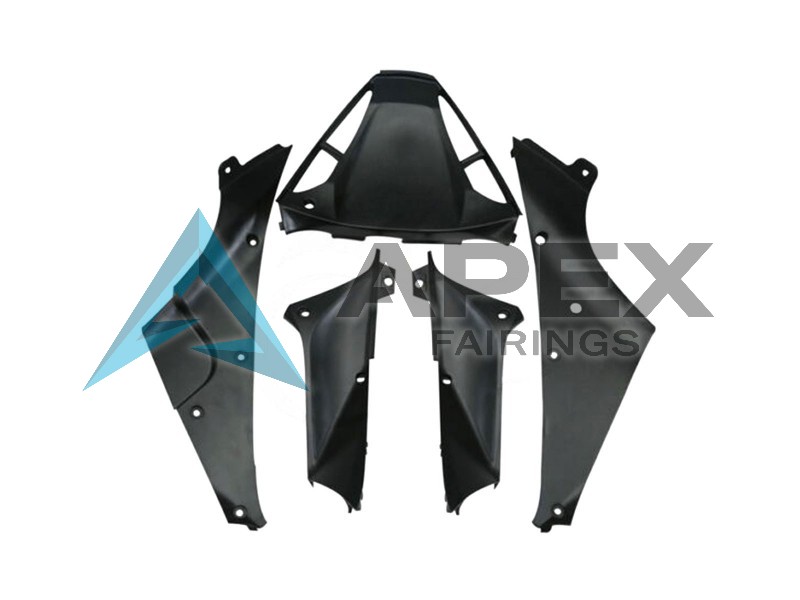 Red Black Flame - Yamaha R1 / YZF-R1 (2002-2003) ABS Fairings | Apex Fairings — view 4