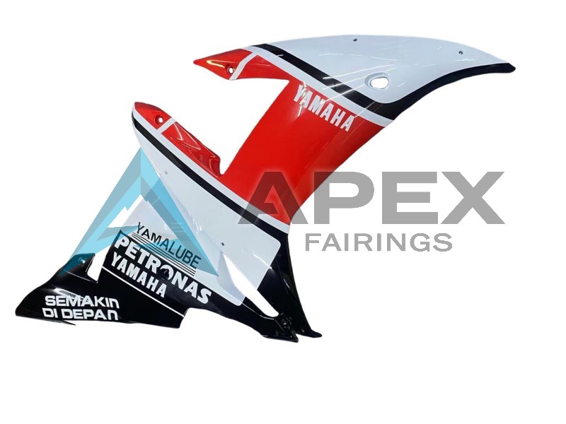 White Red Black Petronas - Yamaha R1 / YZF-R1 (2002-2003) ABS Fairings | Apex Fairings — view 4
