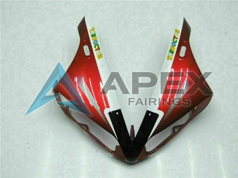 White Red Yellow Motul 46 - Yamaha R1 / YZF-R1 (2004-2006) ABS Fairings | Apex Fairings — view 4