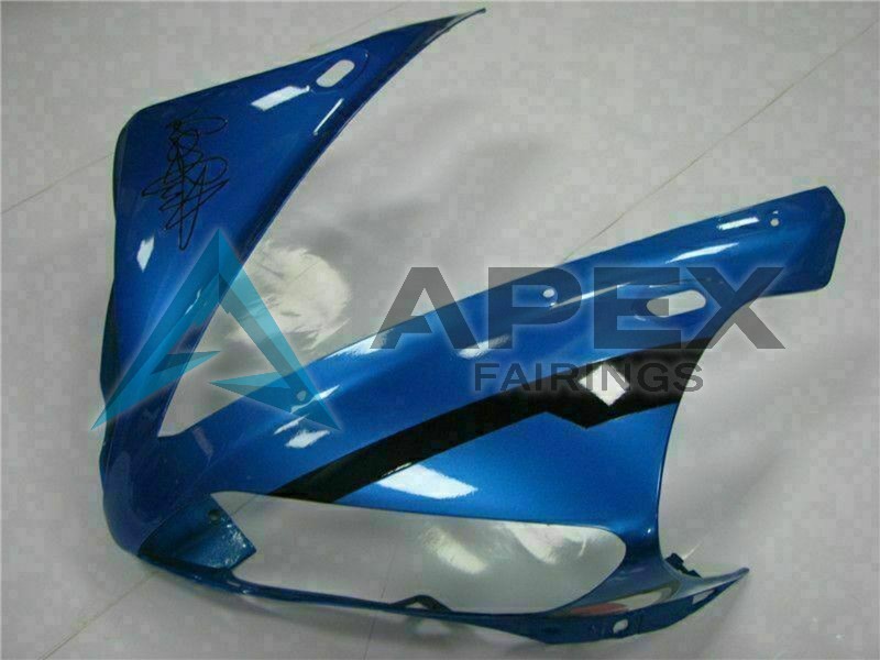 Blue Yellow Shark - Yamaha R1 / YZF-R1 (2004-2006) ABS Fairings | Apex Fairings — view 4