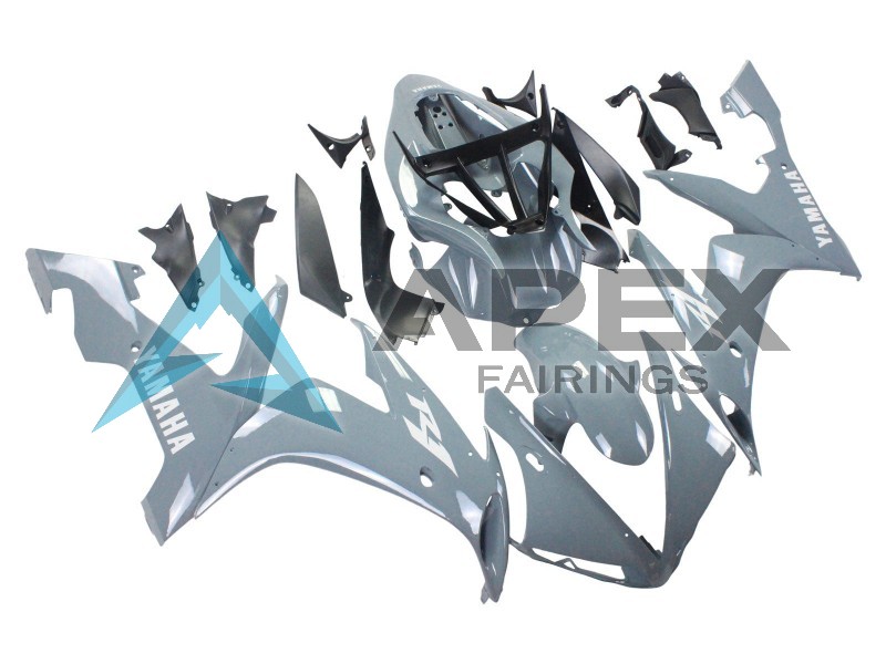 Grey - Yamaha R1 / YZF-R1 (2004-2006) ABS Fairings | Apex Fairings — view 2