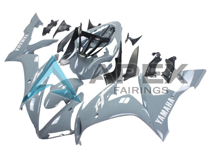Grey - Yamaha R1 / YZF-R1 (2004-2006) ABS Fairings | Apex Fairings — view 3