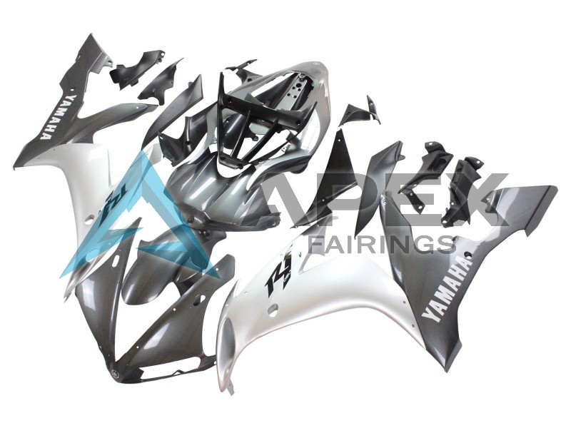 Silver Grey - Yamaha R1 / YZF-R1 (2004-2006) ABS Fairings | Apex Fairings — view 3