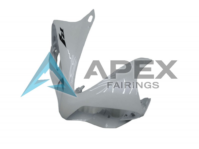 White Matte Black - Yamaha R1 / YZF-R1 (2007-2008) ABS Fairings | Apex Fairings — view 4