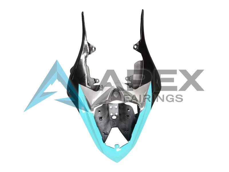 Light Blue Lime Green Black - Yamaha R1 / YZF-R1 (2007-2008) ABS Fairings | Apex Fairings — view 4