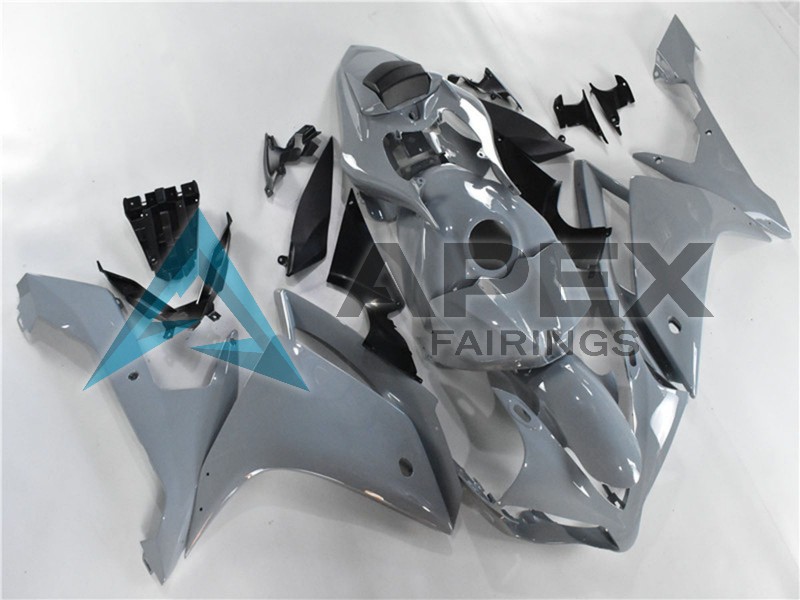 Nardo Grey - Yamaha R1 / YZF-R1 (2007-2008) ABS Fairings | Apex Fairings — view 2