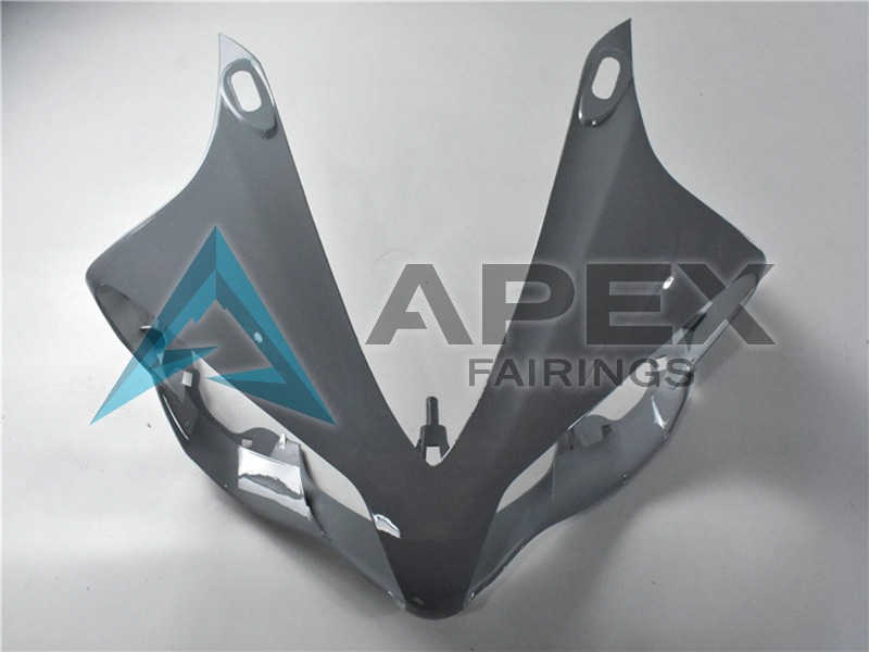 Nardo Grey - Yamaha R1 / YZF-R1 (2007-2008) ABS Fairings | Apex Fairings — view 3