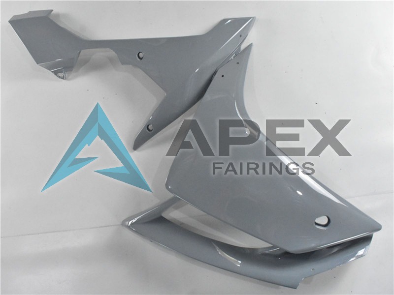 Nardo Grey - Yamaha R1 / YZF-R1 (2007-2008) ABS Fairings | Apex Fairings — view 4