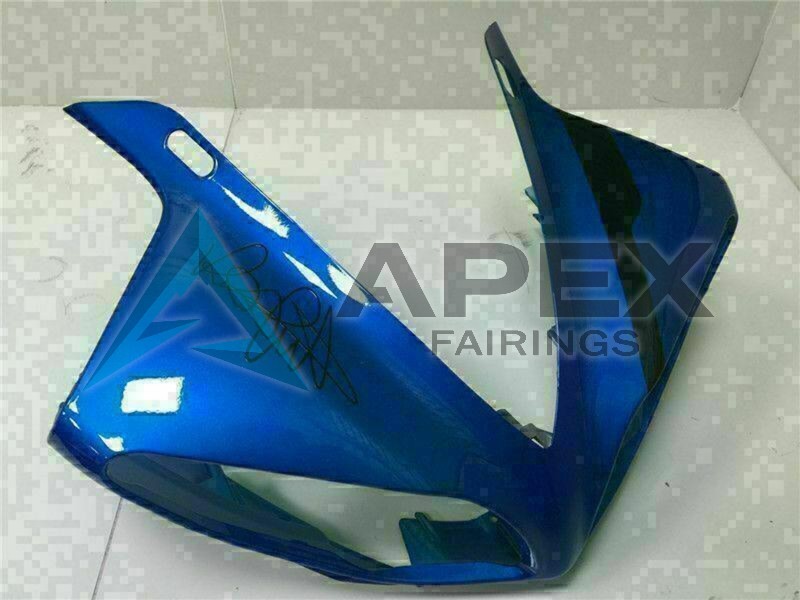 Blue Yellow Shark - Yamaha R1 / YZF-R1 (2009-2011) ABS Fairings | Apex Fairings — view 4