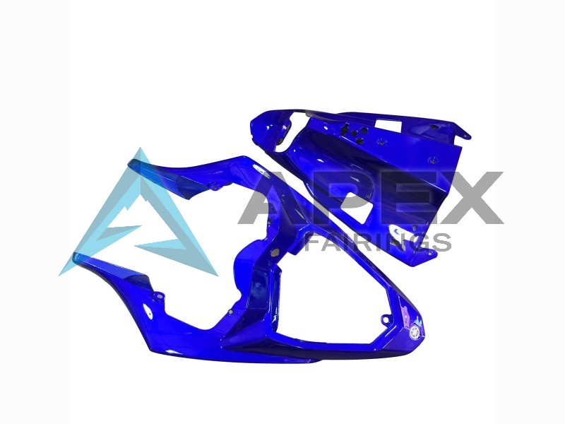 White Blue Black - Yamaha R1 / YZF-R1 (2012-2014) ABS Fairings | Apex Fairings — view 3