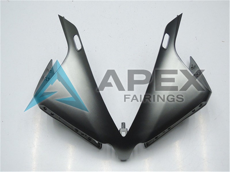 Matte Grey Matte Black - Yamaha R1 / YZF-R1 (2012-2014) ABS Fairings | Apex Fairings — view 2