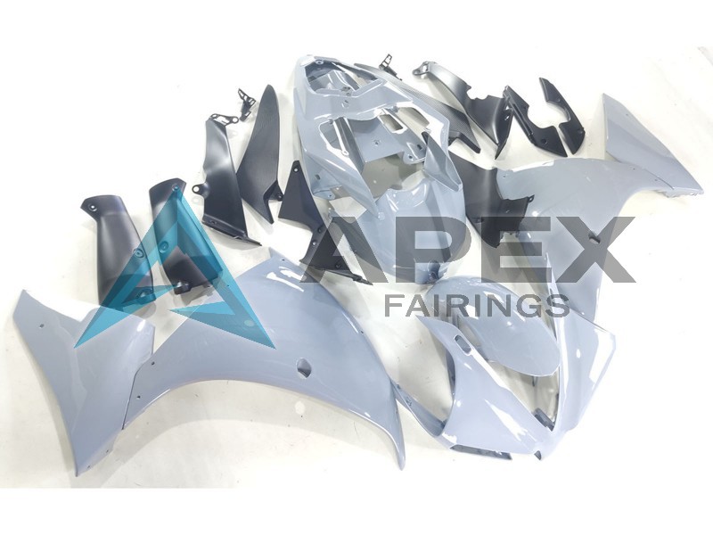 Nardo Grey - Yamaha R1 / YZF-R1 (2012-2014) ABS Fairings | Apex Fairings — view 2