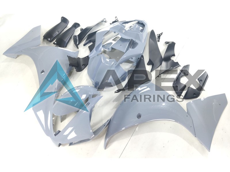 Nardo Grey - Yamaha R1 / YZF-R1 (2012-2014) ABS Fairings | Apex Fairings — view 3