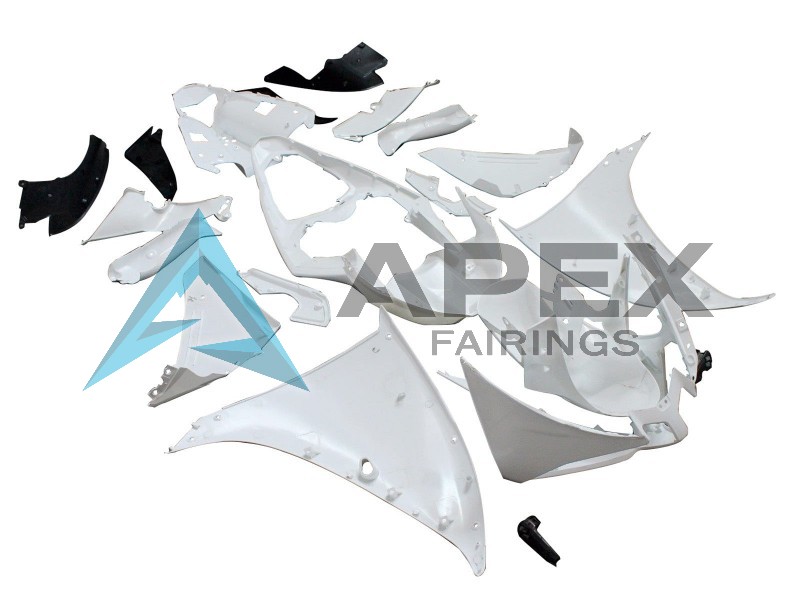 Unpainted - Yamaha R1 / YZF-R1 (2012-2014) ABS Fairings | Apex Fairings — view 2