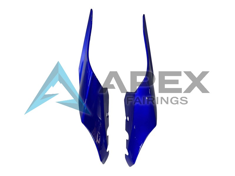 Blue Glossy Black Green Monster - Yamaha R1 / YZF-R1 (2015-2019) ABS Fairings | Apex Fairings — view 4
