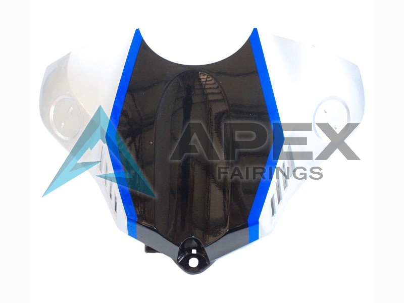 Silver Blue Glossy Black - Yamaha R1 / YZF-R1 (2015-2019) ABS Fairings | Apex Fairings — view 4