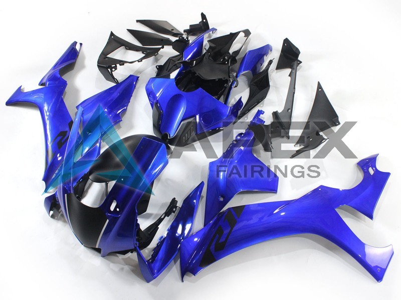 Blue Matte Black - Yamaha R1 / YZF-R1 (2020-2026) ABS Fairings | Apex Fairings — view 2