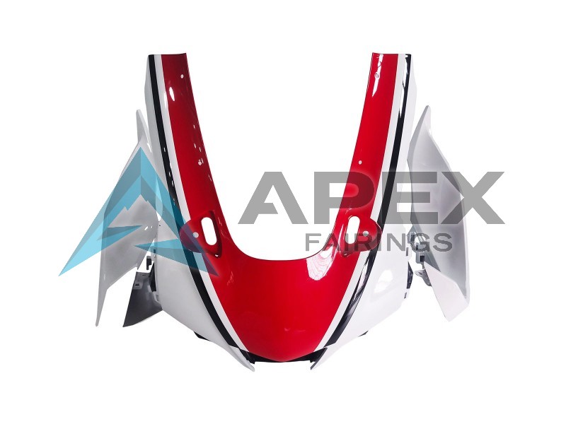 White Red Glossy Black - Yamaha R1 / YZF-R1 (2020-2026) ABS Fairings | Apex Fairings — view 4