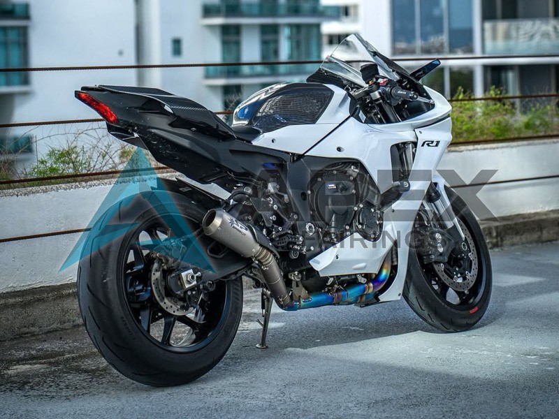 White - Yamaha R1 / YZF-R1 (2020-2026) ABS Fairings | Apex Fairings — view 2