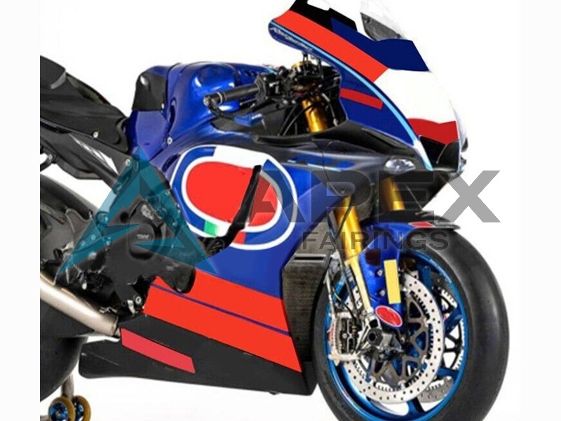 Blue Red Yellow Black Pata - Yamaha R1 / YZF-R1 (2020-2026) ABS Fairings | Apex Fairings — view 2