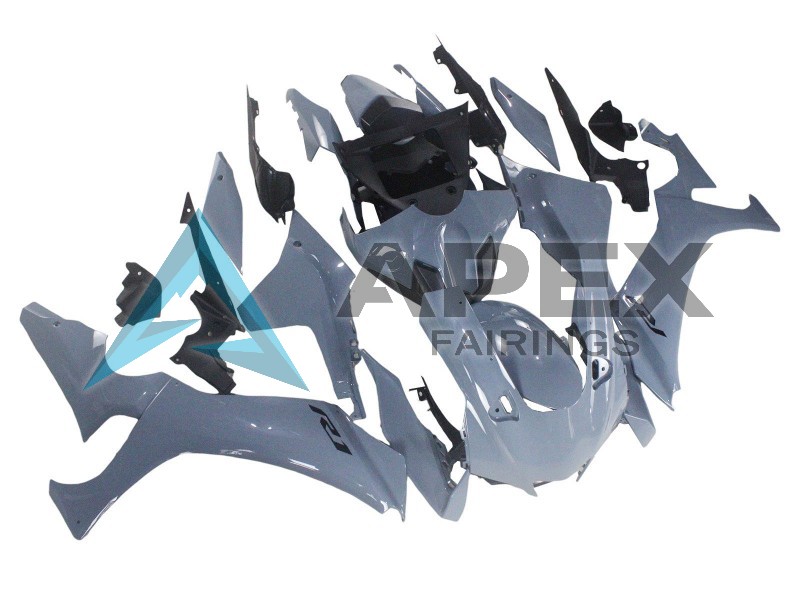 Glossy Grey - Yamaha R1 / YZF-R1 (2020-2026) ABS Fairings | Apex Fairings — view 2