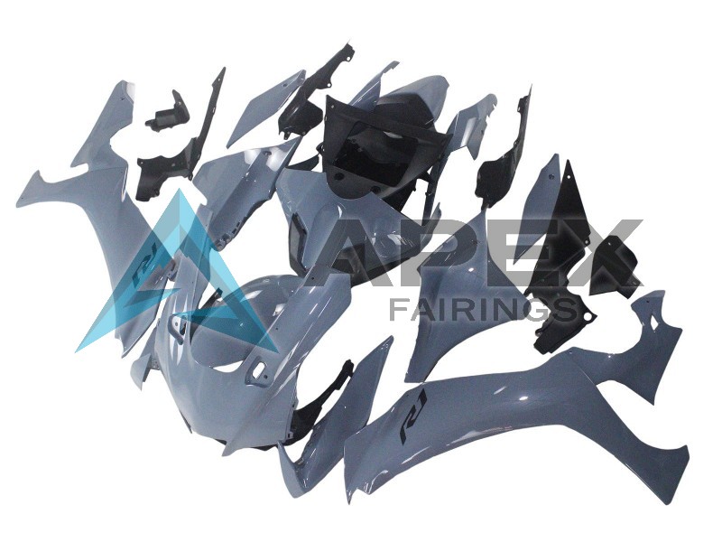 Glossy Grey - Yamaha R1 / YZF-R1 (2020-2026) ABS Fairings | Apex Fairings — view 3