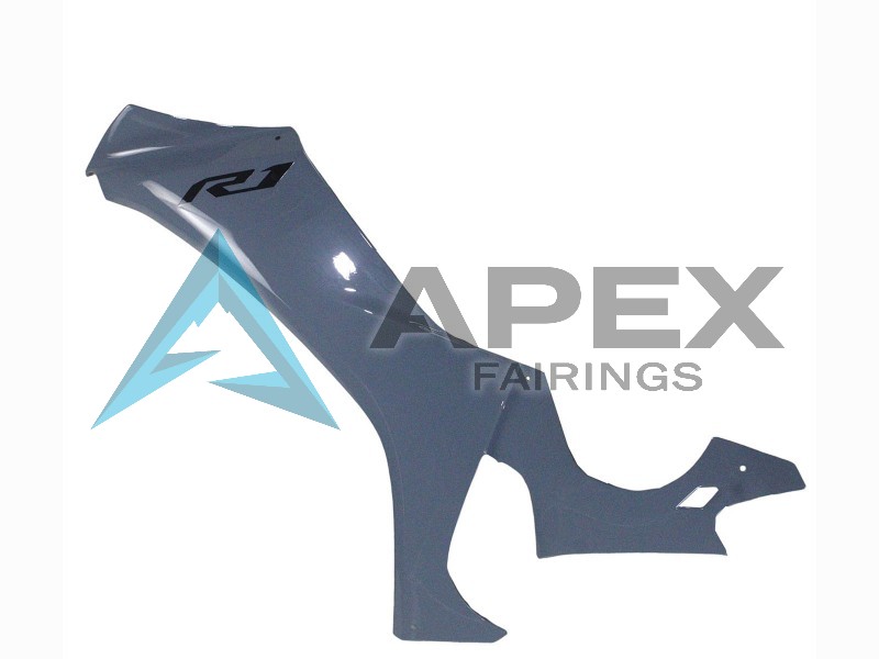 Glossy Grey - Yamaha R1 / YZF-R1 (2020-2026) ABS Fairings | Apex Fairings — view 4