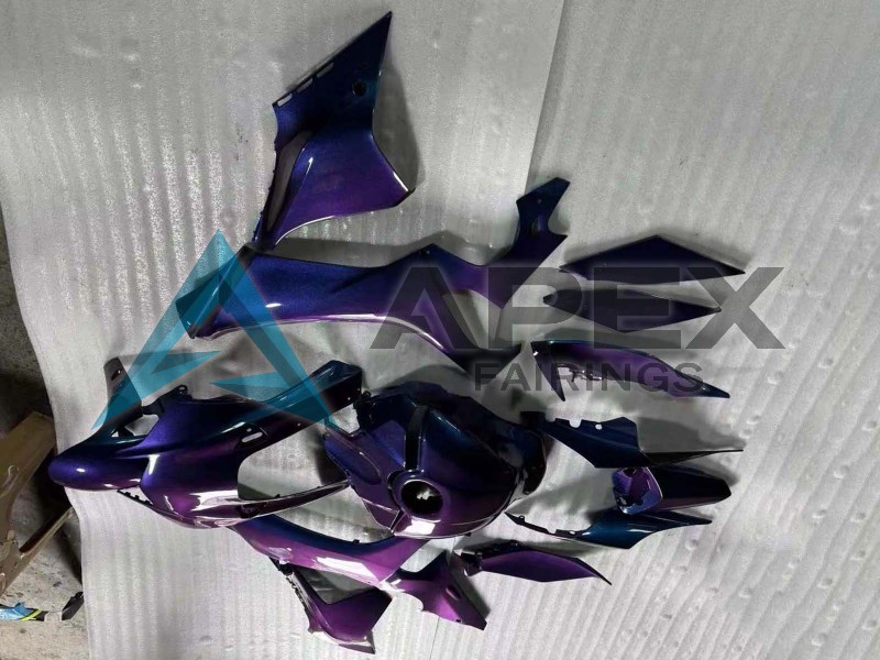 Gradient Blue Purple - Yamaha R1 / YZF-R1 (2020-2026) ABS Fairings | Apex Fairings — view 2