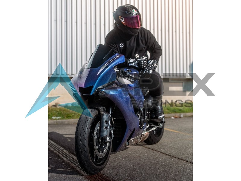Gradient Blue Purple - Yamaha R1 / YZF-R1 (2020-2026) ABS Fairings | Apex Fairings — view 3