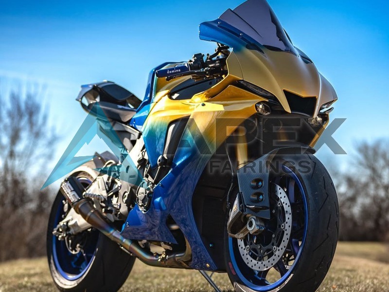 Blue Gold - Yamaha R1 / YZF-R1 (2020-2026) ABS Fairings | Apex Fairings — view 2