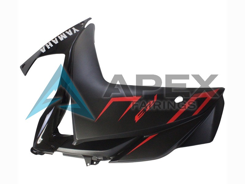 Glossy Black Matte Black Red - Yamaha R3 / R25 / YZF-R3 / YZF-R25 (2015-2018) ABS Fairings | Apex Fairings — view 4